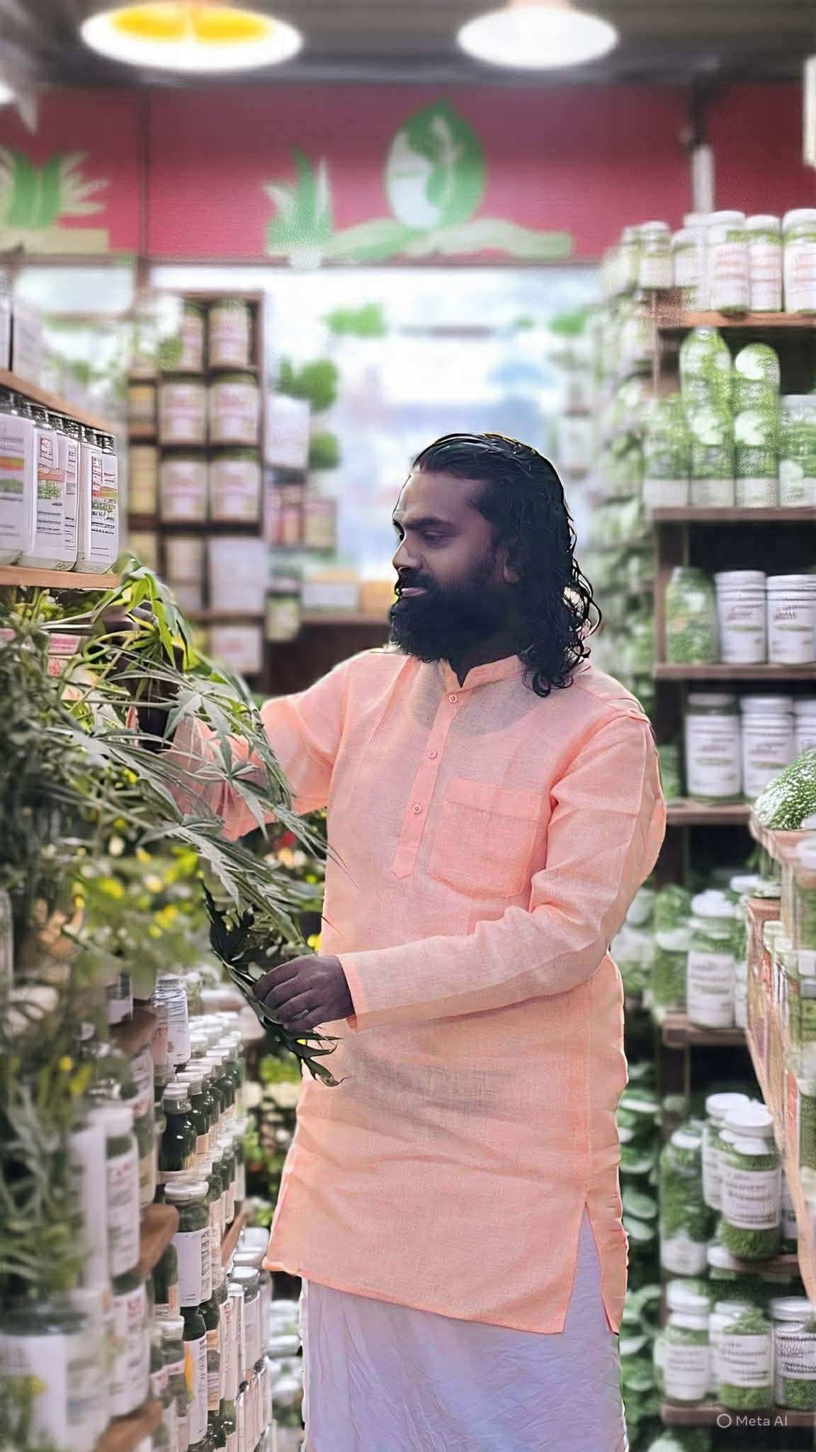 Herbs at the herbal store